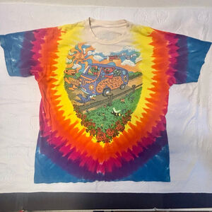 Grateful Dead summer tour 1994 Y2K Tie-Dye Short Sleeve Tee